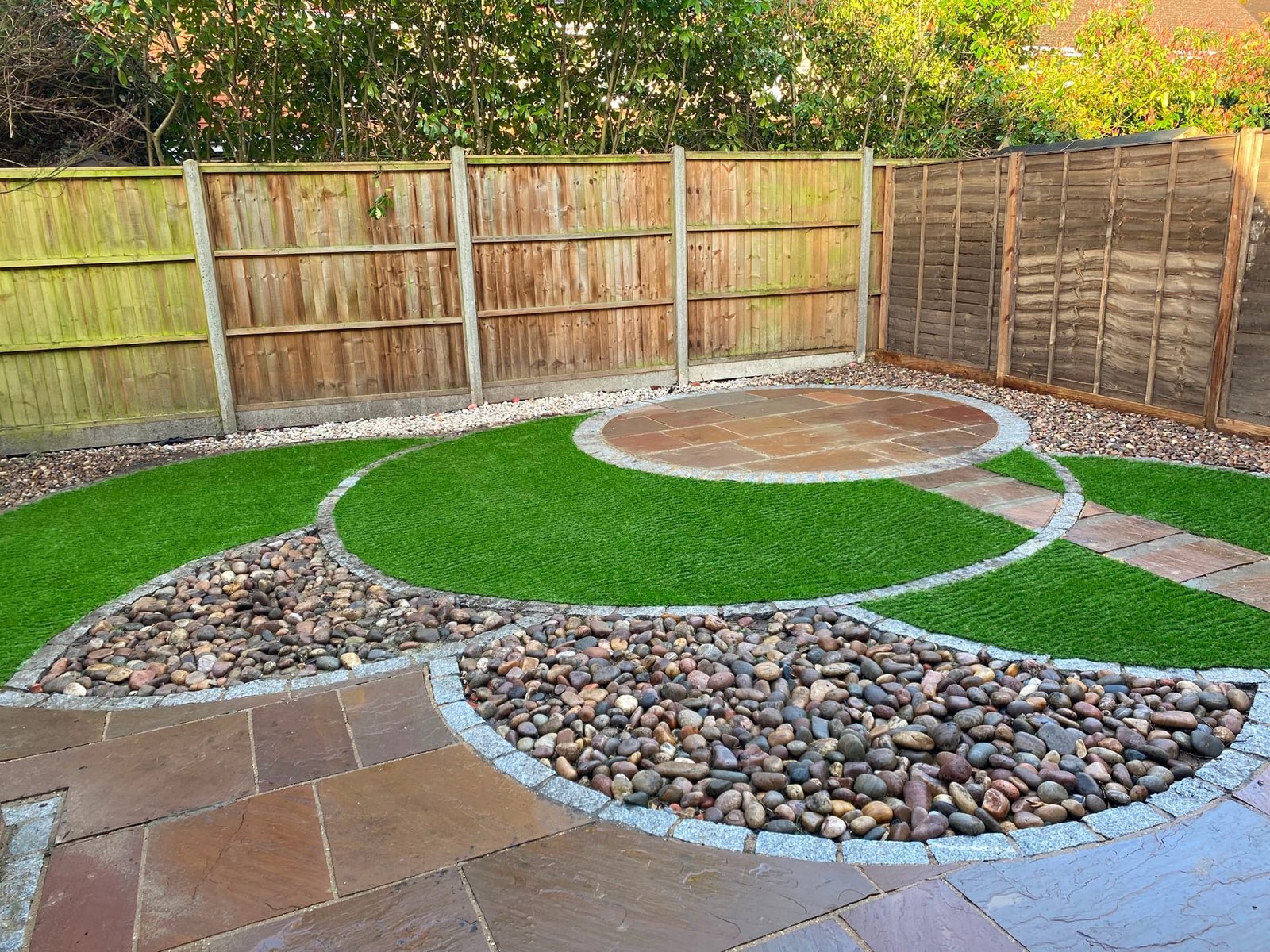 Garden — turf & stone